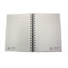 CUADERNO ECOLÓGICO UNRAF VERDE - HOJAS CUADRICULADAS