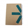 CUADERNO ECOLÓGICO UNRAF VERDE - HOJAS CUADRICULADAS
