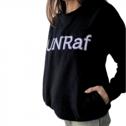 Buzo oversize UNRaf cuello redondo