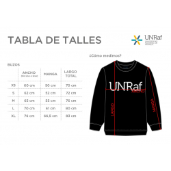 Buzo oversize UNRaf cuello redondo